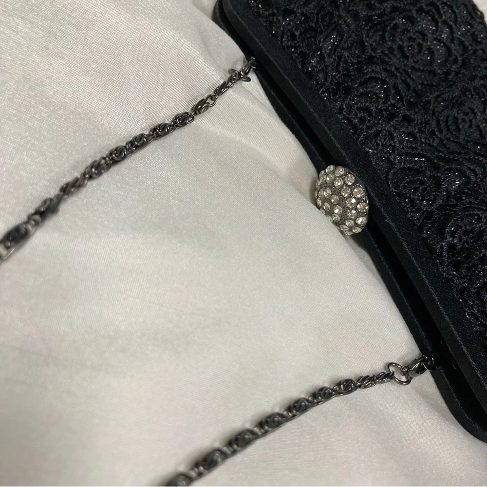 NWOT NANCY KYOTO Black Evening Bag